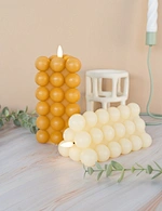 glass bubble candle holder